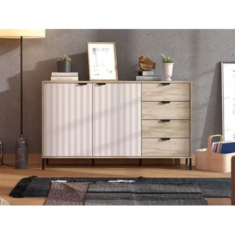 Buy Modern meets Classic: Cashmere Slatted Sideboard from Furnituretta