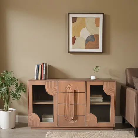 Buy Handcrafted Solid Wood Sideboard - Extra Wide Design from Furnituretta