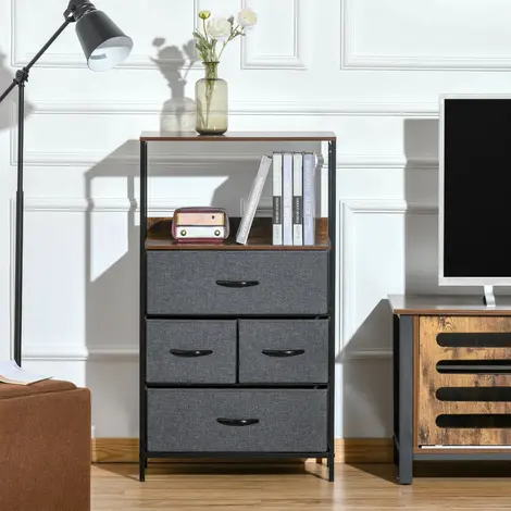 Homcom Storage Chest, Drawers Bedroom Unit Storage Cabinet, 2 for sale Buy Homcom Storage Chest, Drawers Bedroom Unit Storage Cabinet, 2 from Furnituretta
