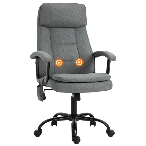 Vinsetto 2-Point Massage Office Chair Linen-Look Ergonomic for sale Buy Vinsetto 2-Point Massage Office Chair Linen-Look Ergonomic from Furnituretta