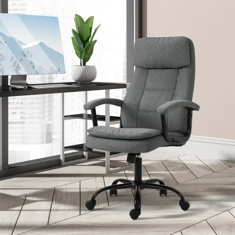 Vinsetto 2-Point Massage Office Chair Linen-Look Ergonomic, 2 for sale Buy Vinsetto 2-Point Massage Office Chair Linen-Look Ergonomic, 2 from Furnituretta