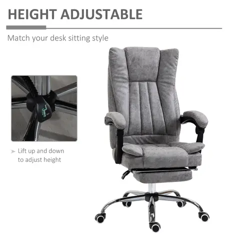 Vinsetto Home Office Chair Microfibre Desk Chair, 4 for sale Buy Vinsetto Home Office Chair Microfibre Desk Chair, 4 from Furnituretta