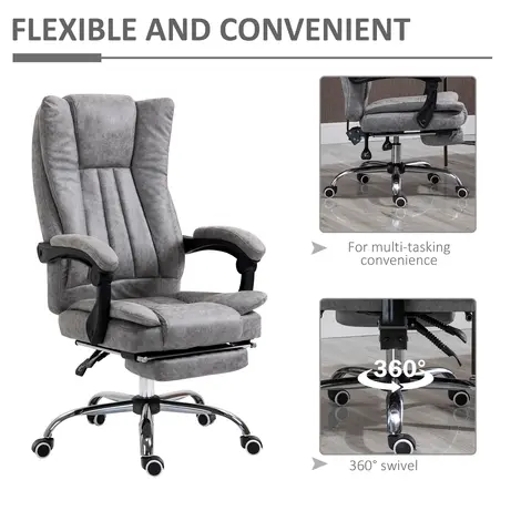 Vinsetto Home Office Chair Microfibre Desk Chair, 6 for sale Buy Vinsetto Home Office Chair Microfibre Desk Chair, 6 from Furnituretta