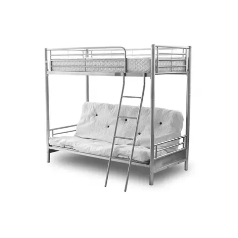 Alaska Futon Bunk Bed – Silver | Space-Saving & Versatile, 2 for sale Buy Alaska Futon Bunk Bed – Silver | Space-Saving & Versatile, 2 from Furnituretta