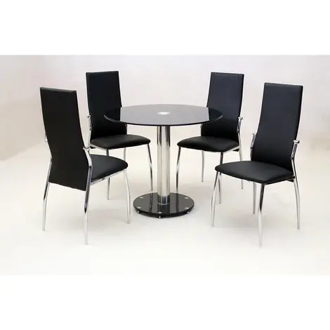Buy Alonza Black Dining Table from Furnituretta