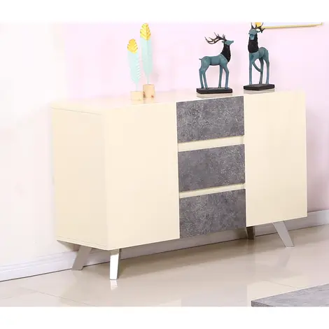 Buy Calipso High Gloss Sideboard Concrete from Furnituretta