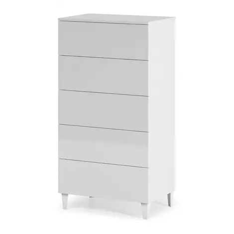 Buy Arctic Chest 5 Drawer White 007835BO from Furnituretta