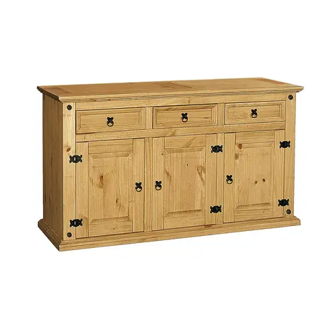 Buy Corona Buffet Sideboard Cabinet 3 Doors & 3 Draws from Furnituretta