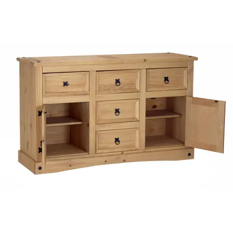 Buy Corona Buffet 2 Doors & 5 Draws from Furnituretta