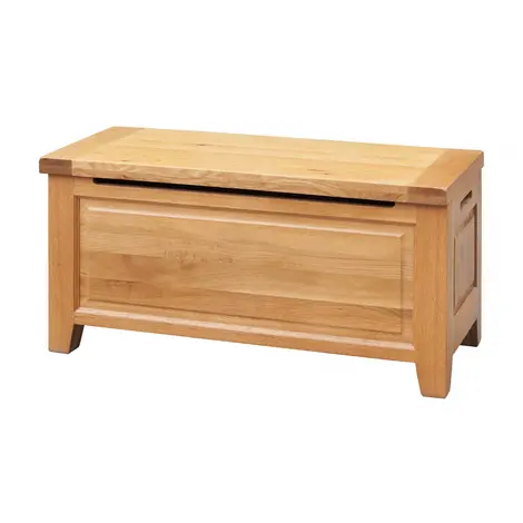 Buy Acorn Solid Oak Blanket Box from Furnituretta