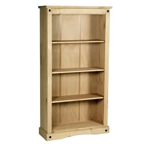 Buy Corona Bookcase Medium with 3 Shelves from Furnituretta