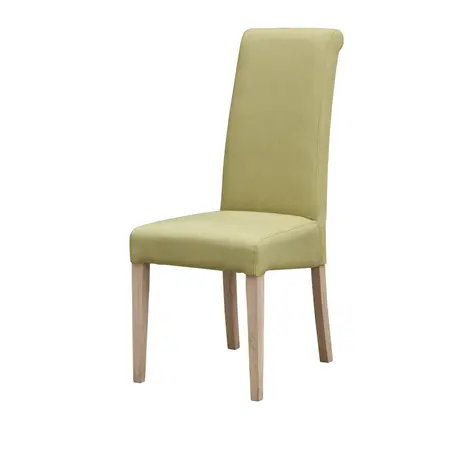 Buy Hanbury Fabric Chair Solid Rubberwood Olive from Furnituretta