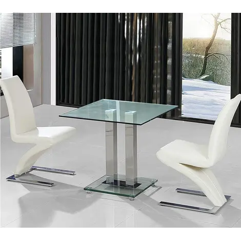 Buy Ankara Small Dining Table Chrome from Furnituretta