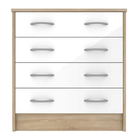 Buy Bardalona Chest White Gloss from Furnituretta