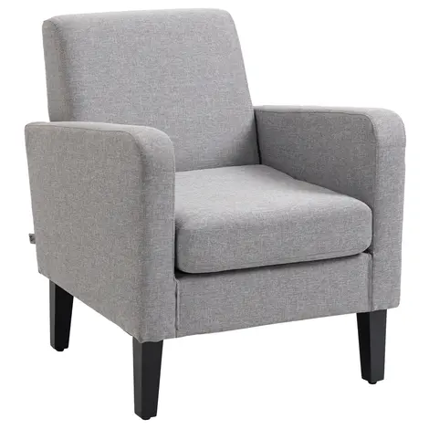 Homcom Modern Accent Chair, Occasional Chair with Rubber Wood Legs for sale Buy Homcom Modern Accent Chair, Occasional Chair with Rubber Wood Legs from Furnituretta
