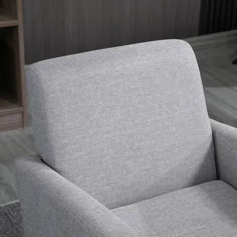 Homcom Modern Accent Chair, Occasional Chair with Rubber Wood Legs, 8 for sale Buy Homcom Modern Accent Chair, Occasional Chair with Rubber Wood Legs, 8 from Furnituretta