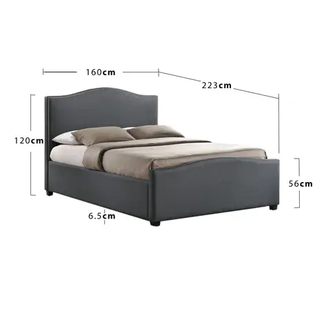 Brunswick Storage Bed: King Size Sand, Colour: Sand, Size: 5ft/King , Width: 160, 3 for sale Buy Brunswick Storage Bed: King Size Sand, Colour: Sand, Size: 5ft/King , Width: 160, 3 from Furnituretta