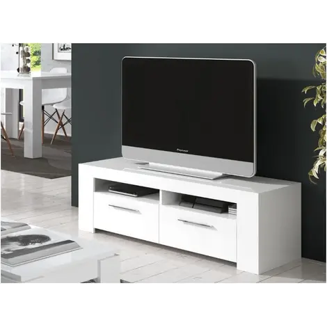 Buy Ramsey TV Cabinet Entertainment Unit White from Furnituretta