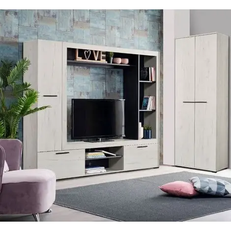 Buy Duns TV Entertainment Unit Oak Effect from Furnituretta