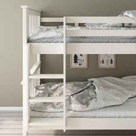 Carra White Bunk Bed Single, Colour: White, Size: Single (3ft), Width: 109.1, 3 for sale Buy Carra White Bunk Bed Single, Colour: White, Size: Single (3ft), Width: 109.1, 3 from Furnituretta