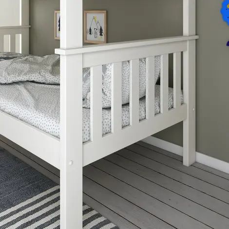 Carra White Bunk Bed Single, Colour: White, Size: Single (3ft), Width: 109.1, 4 for sale Buy Carra White Bunk Bed Single, Colour: White, Size: Single (3ft), Width: 109.1, 4 from Furnituretta