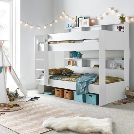 Oliver White Storage Bunk Bed Single, Colour: White, Size: Single (3ft), Width: 125.1, 5 for sale Buy Oliver White Storage Bunk Bed Single, Colour: White, Size: Single (3ft), Width: 125.1, 5 from Furnituretta