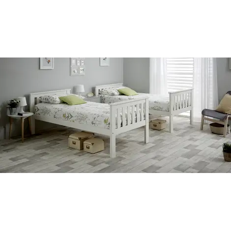 Carra White Bunk Bed Single, Colour: White, Size: Single (3ft), Width: 109.1, 5 for sale Buy Carra White Bunk Bed Single, Colour: White, Size: Single (3ft), Width: 109.1, 5 from Furnituretta
