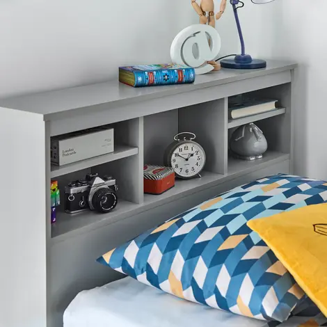 Veera Grey Guest Bed Single, Colour: Grey, Size: Single (3ft), Width: 101.5, 7 for sale Buy Veera Grey Guest Bed Single, Colour: Grey, Size: Single (3ft), Width: 101.5, 7 from Furnituretta