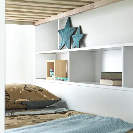 Oliver White Storage Bunk Bed Single, Colour: White, Size: Single (3ft), Width: 125.1, 7 for sale Buy Oliver White Storage Bunk Bed Single, Colour: White, Size: Single (3ft), Width: 125.1, 7 from Furnituretta