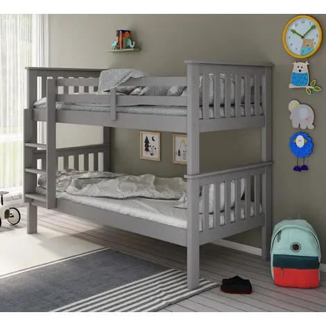 Carra Grey Bunk Bed Single, Colour: Grey, Size: Single (3ft), Width: 109.1 for sale Buy Carra Grey Bunk Bed Single, Colour: Grey, Size: Single (3ft), Width: 109.1 from Furnituretta