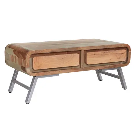 Buy Aspen Wooden Coffee Table with 2 Drawers from Furnituretta