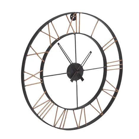 Buy Lincoln Large Metal Wall Clock from Furnituretta