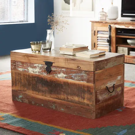 Buy Coastal Trunk Box: Stylish Storage for Your Home from Furnituretta
