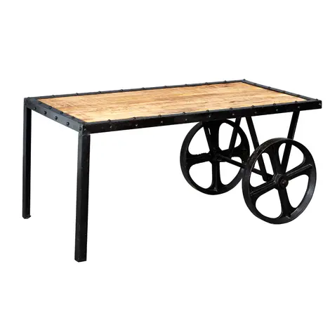Buy Cosmo Industrial Cart Coffee Table from Furnituretta