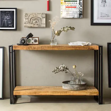 Buy Cosmo Industrial Console Table from Furnituretta