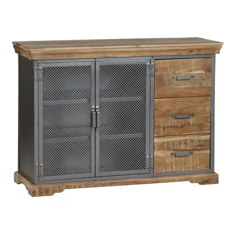 Buy Metropolis Industrial Large Sideboard from Furnituretta