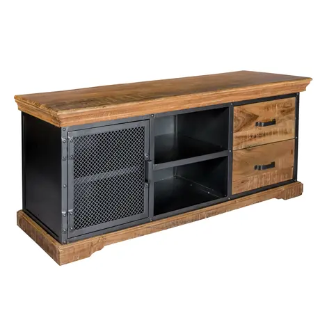 Buy Metropolis Industrial TV Media Unit from Furnituretta