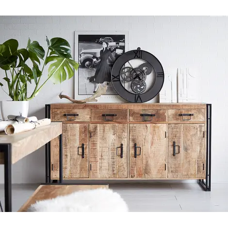 Buy Cosmo Industrial Extra Large Sideboard from Furnituretta