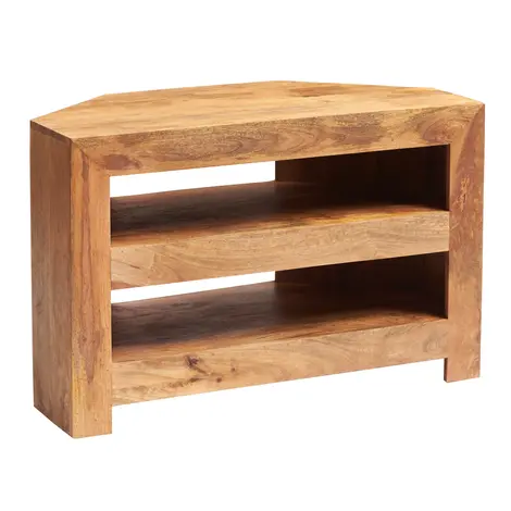 Buy Toko Light Mango Corner TV Unit from Furnituretta