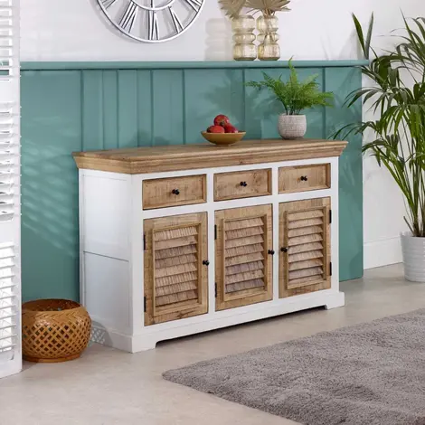Buy Alfie Wood Sideboard - 3 Drawers & 3 Doors from Furnituretta
