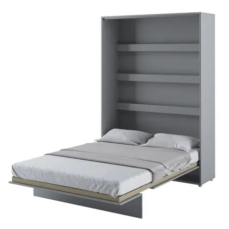 BC-01 Vertical Wall Bed Concept Grey Matt 140cm, Colour: Grey Matt, Size: 140 x 200cm, 8 for sale Buy BC-01 Vertical Wall Bed Concept Grey Matt 140cm, Colour: Grey Matt, Size: 140 x 200cm, 8 from Furnituretta