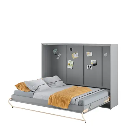 Buy CP-04 Horizontal Wall Bed Concept Grey Matt 140cm, Colour: Grey Matt, Size: 140 x 200cm from Furnituretta
