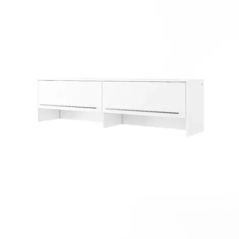Buy CP-09 Over Bed Unit for Horizontal Wall Bed Concept White Matt 140cm, Colour: White Matt, Width: 215 from Furnituretta