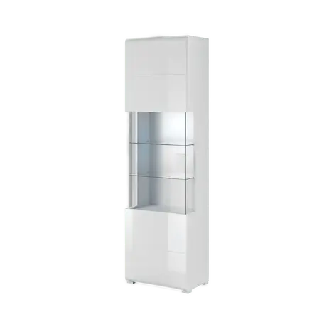Buy Toledo 05 Display Cabinet White, Colour: White, Width: 61 from Furnituretta