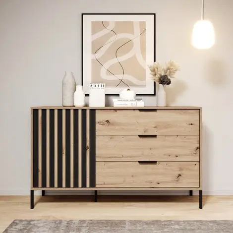 Buy Tally Chest Of Drawers 138cm from Furnituretta