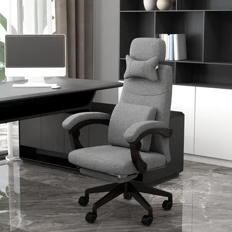 Vinsetto Linen-Look Office Chair, with 160??° Reclining Back, 10 for sale Buy Vinsetto Linen-Look Office Chair, with 160??° Reclining Back, 10 from Furnituretta