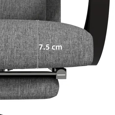 Vinsetto Linen-Look Office Chair, with 160??° Reclining Back, 8 for sale Buy Vinsetto Linen-Look Office Chair, with 160??° Reclining Back, 8 from Furnituretta