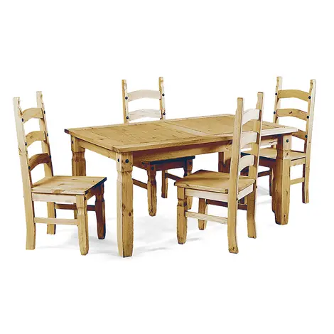 Buy Stylish Dining: Corona Table & 4 Chairs from Furnituretta