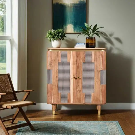 Buy Spacious Acacia Sideboard: Wilton 2 Door Design from Furnituretta