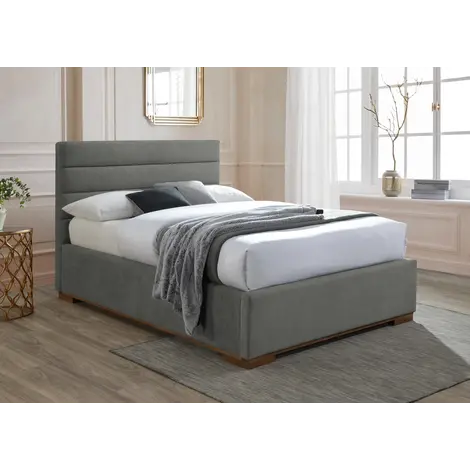 Mayfair Ottoman King Size Bed: Modern Design & Ample Storage, Colour: Light Grey, Size: 5ft/King , Width: 168, 6 for sale Buy Mayfair Ottoman King Size Bed: Modern Design & Ample Storage, Colour: Light Grey, Size: 5ft/King , Width: 168, 6 from Furnituretta